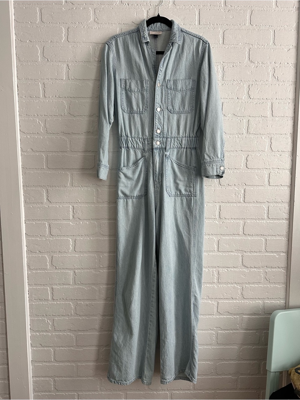 Universal Thread light blue denim jumpsuit